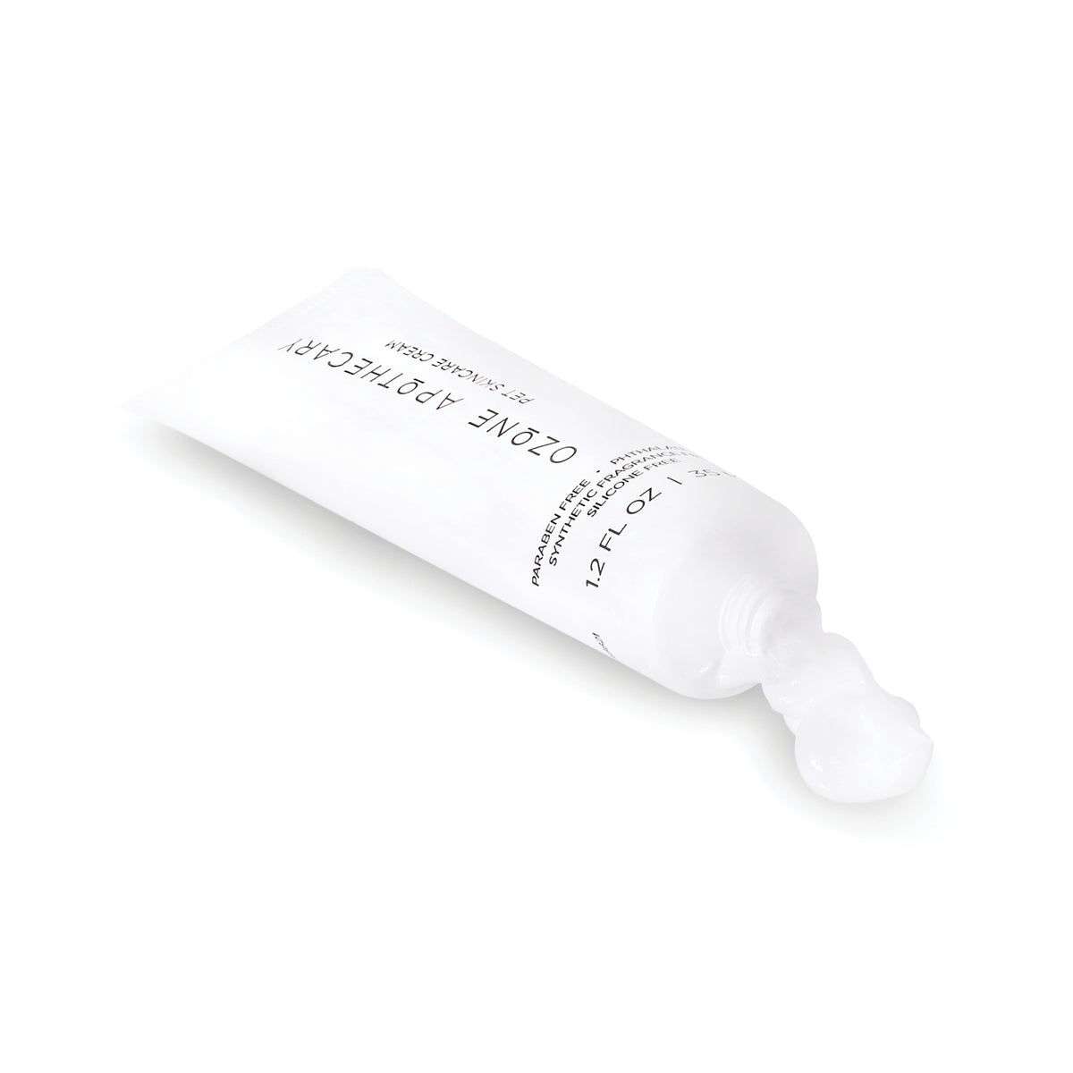 Ozone Pet Skincare Cream, white background, product visible