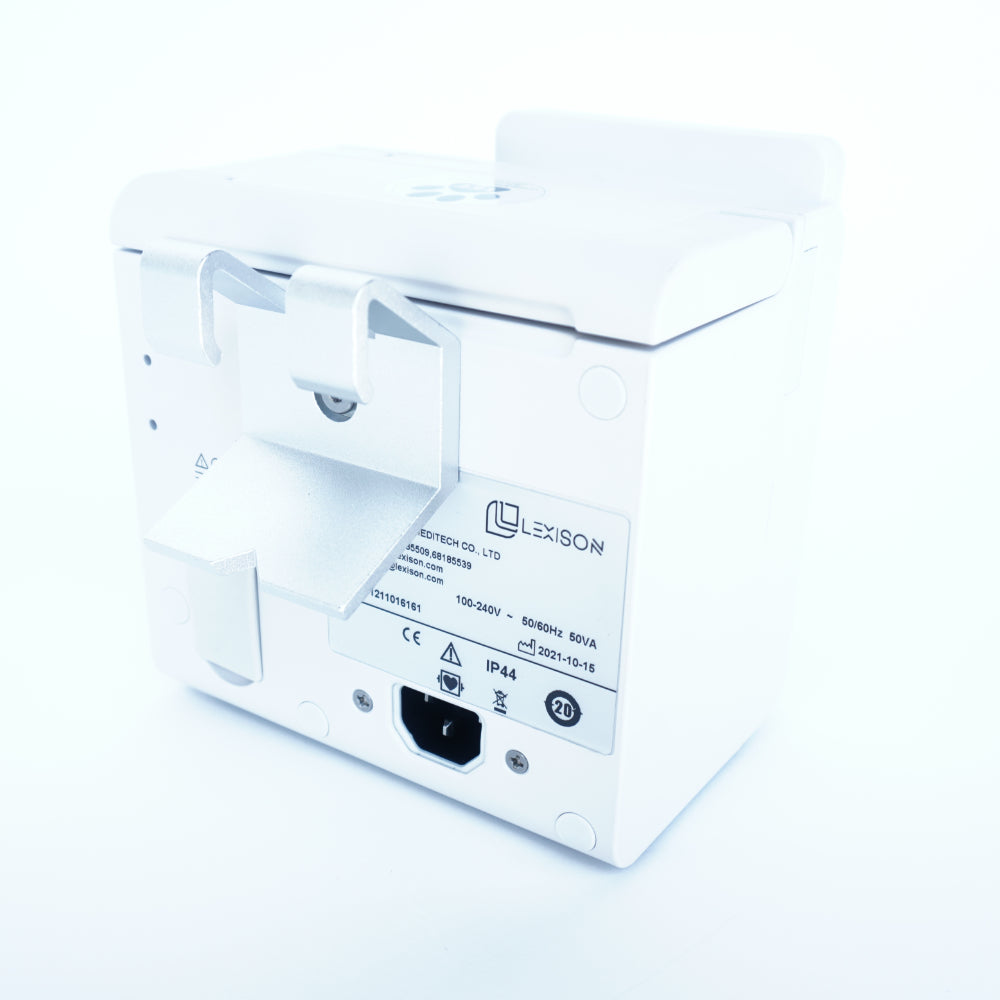 Vet Infusion Pump back, white background