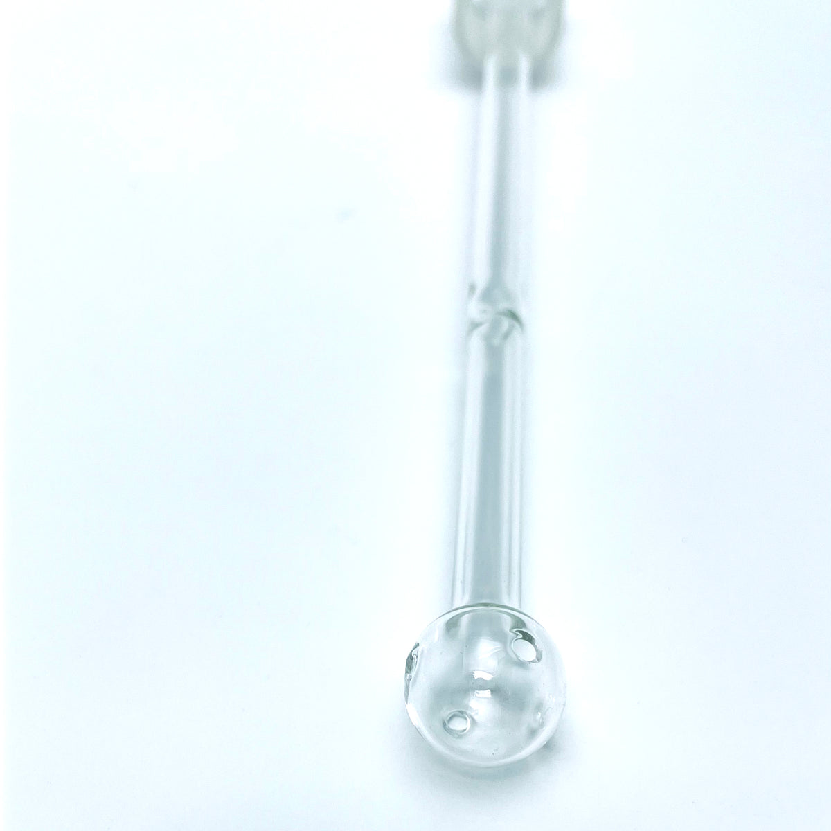 250ml Bubbler Stem, end of stem, close up on a white background 