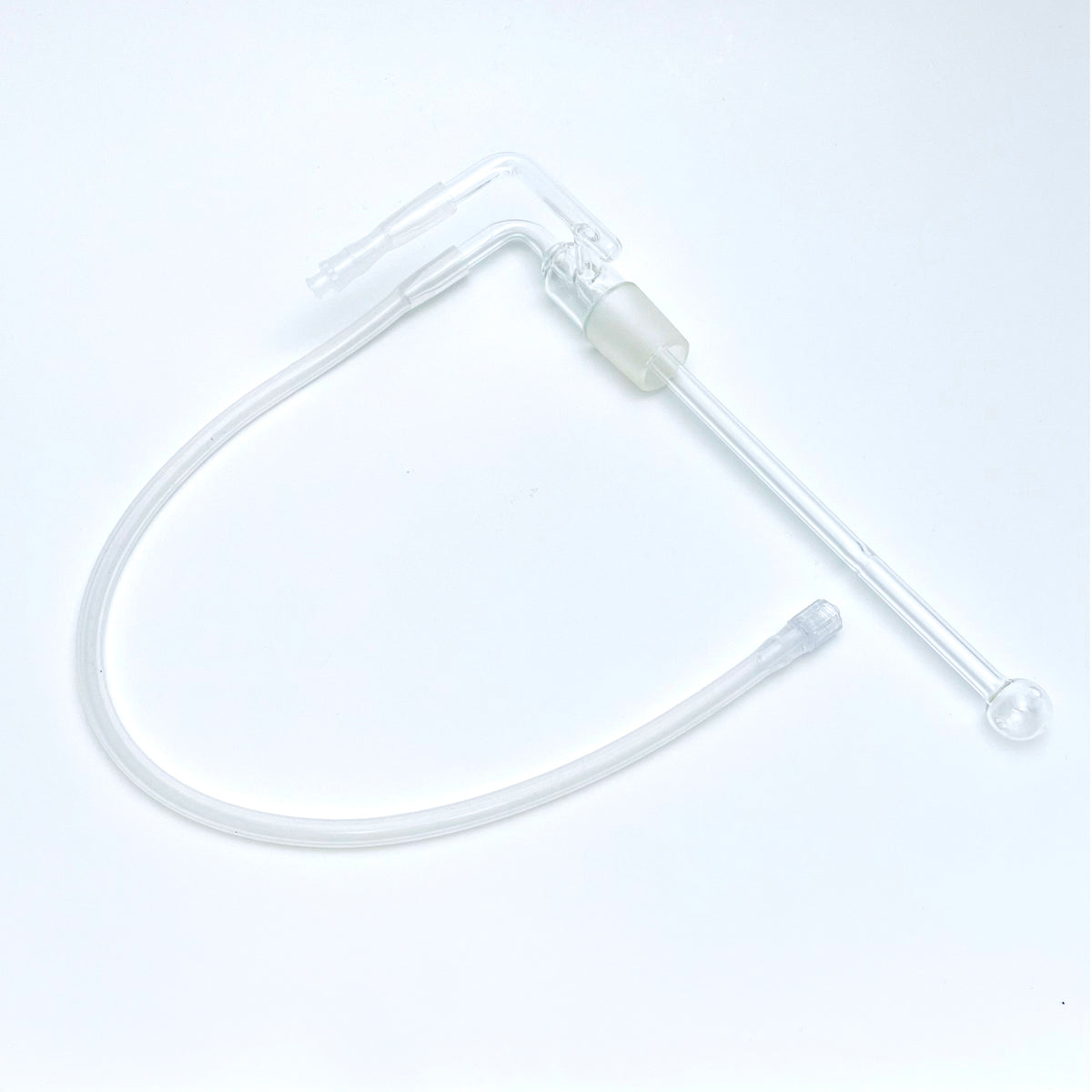 250ml Bubbler Stem, side view on a white background 