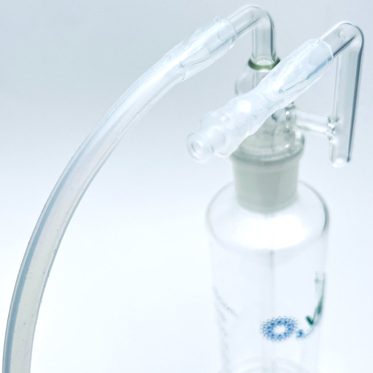 Oil Bubbler connection close up