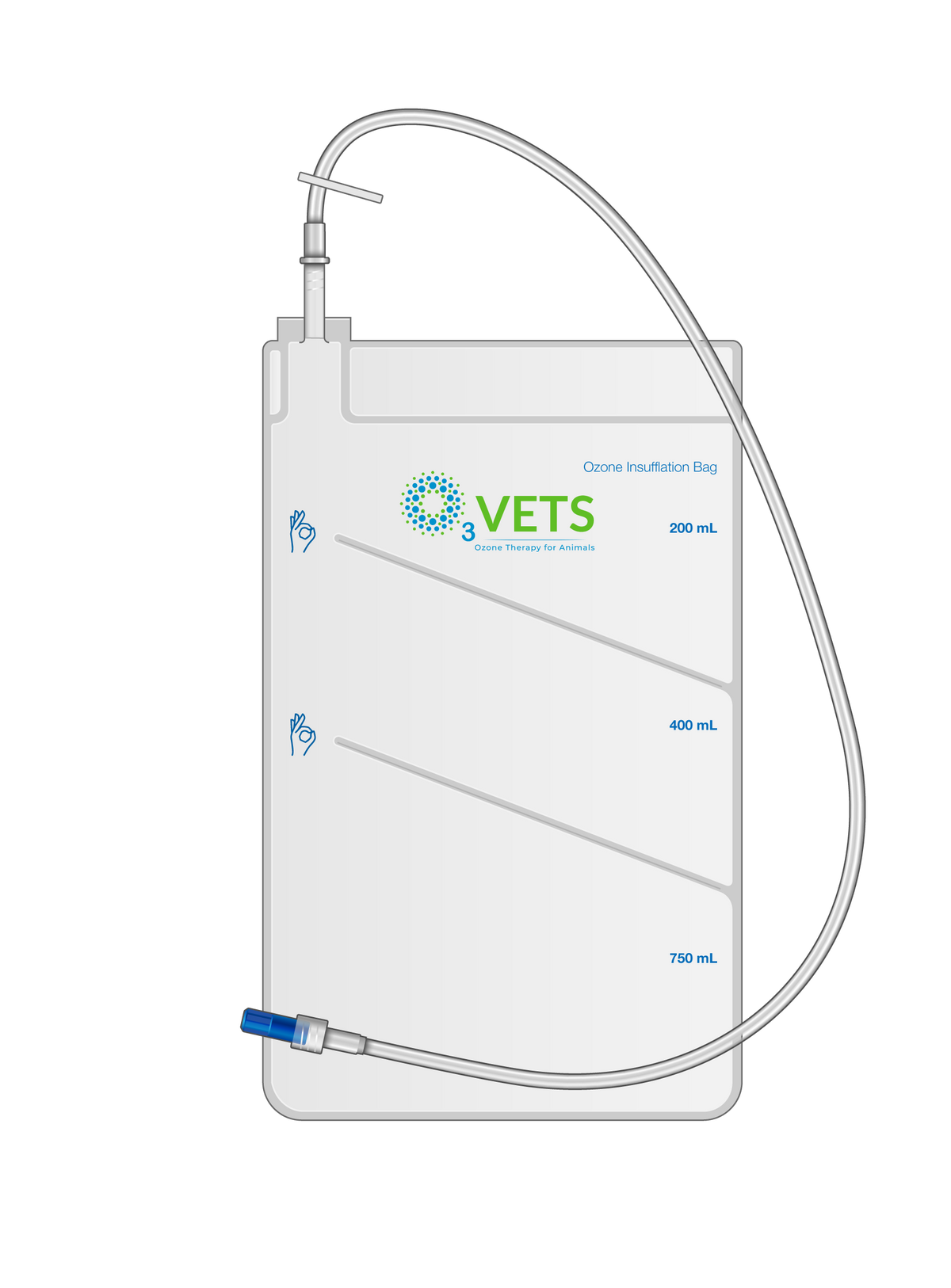 Insufflation Bag, clear background 