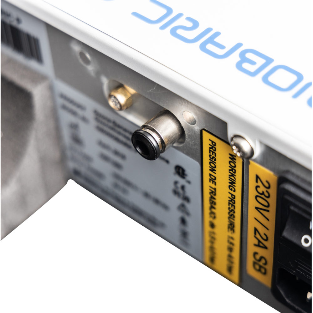 Ozonobaric P Generator port close up