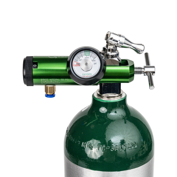 Type D Oxygen Tank With Toggle Valve - O3Vets