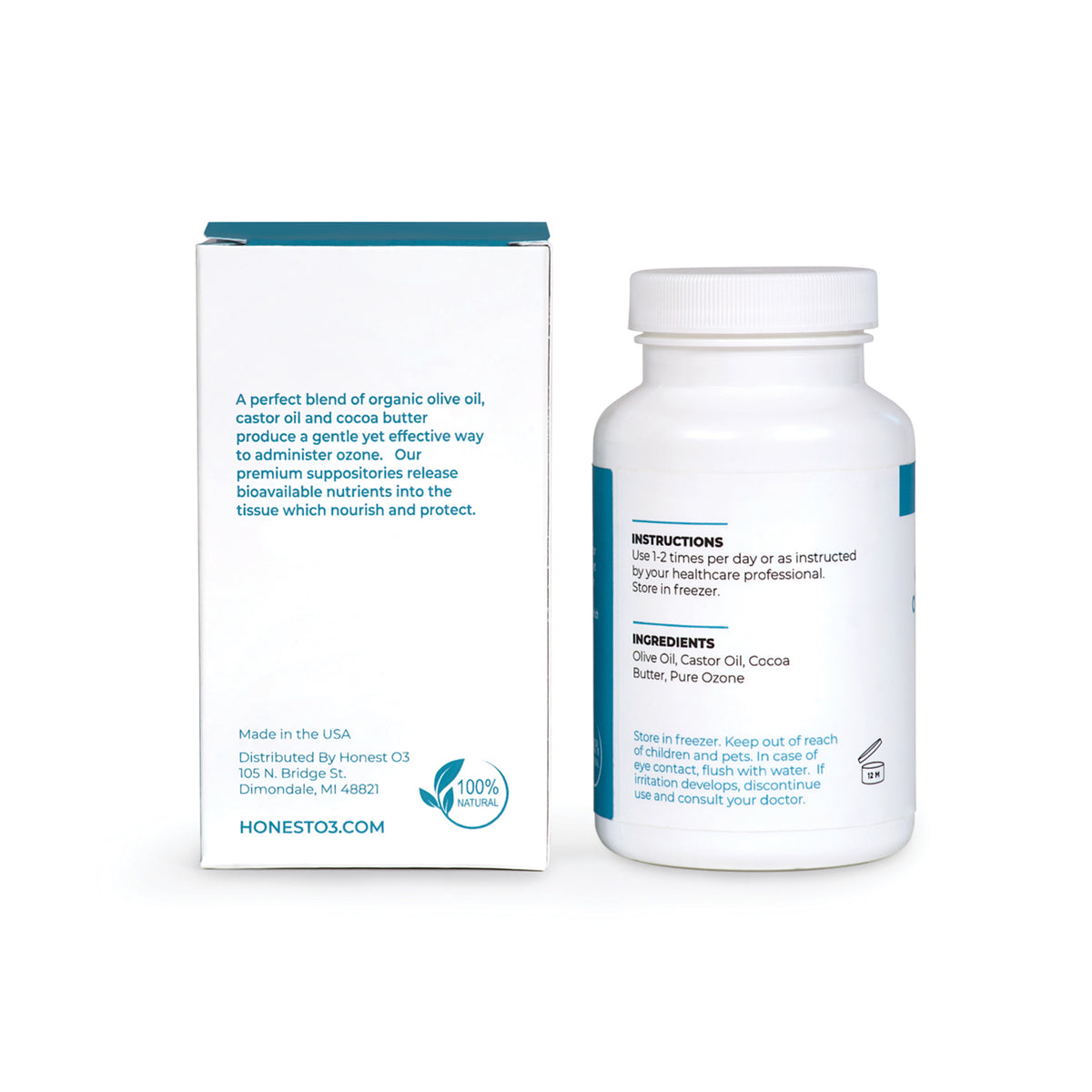 Organic Ozone Oil Suppositories