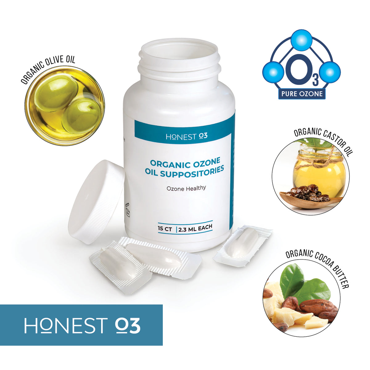 Organic Ozone Oil Suppositories